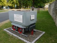 F&ouml;rderwagen zur Erinnerung an den Erzbergbau von Altenhagen